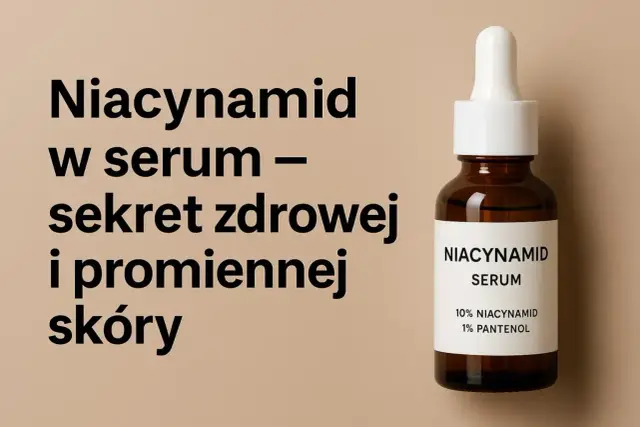 Serum z niacynamidem 10% i pantenolem 1% – sekret zdrowej, promiennej skóry.
